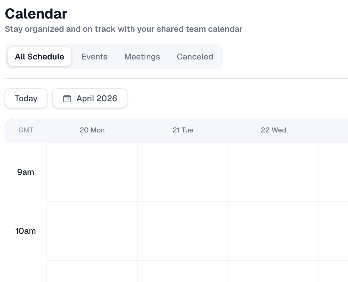 Calendar
